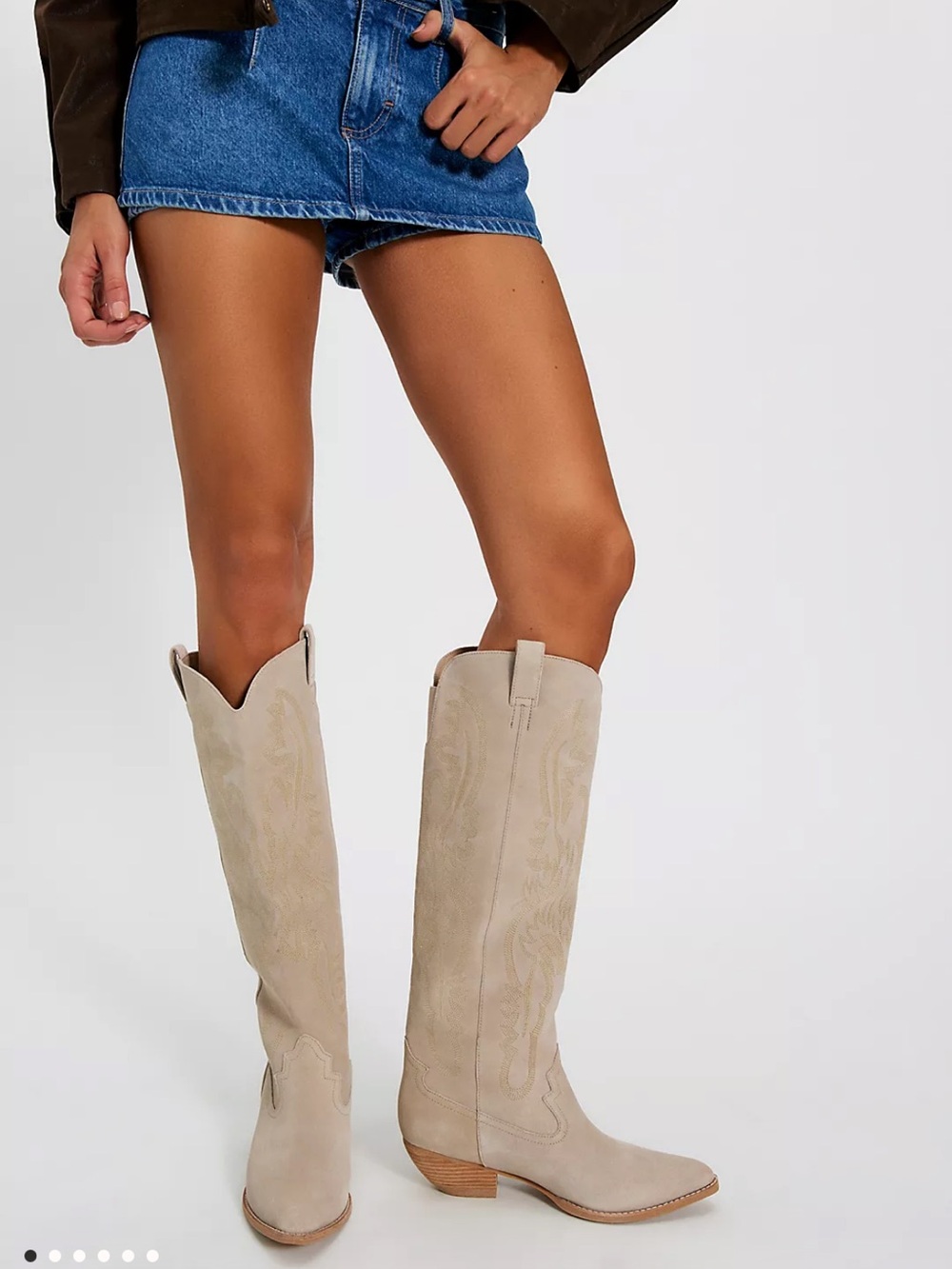 Jeffrey Campbell Finn Tall Western Boots | Size 7
